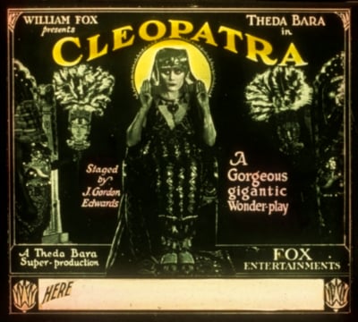 Preview slide, <em>Cleopatra</em>, 1917	
