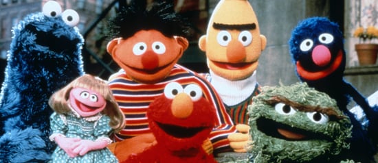 Sesame Street (PBS) 1969 to presentShown from left: Cookie Monster, Prarie Dawn, Ernie, Elmo, Bert, Oscar the Grouch, Grover