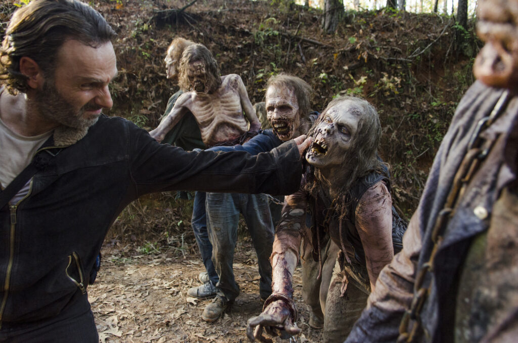 Andrew Lincoln as Rick Grimes; Walkers - The Walking Dead _ Season 6, Episode 16 - Photo Credit: Gene Page/AMC